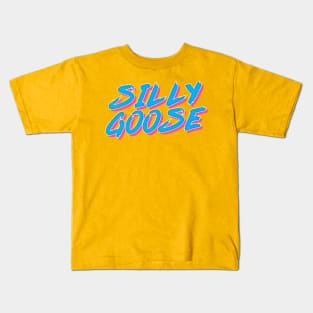 Silly Goose  // Retro Meme Lover Design Kids T-Shirt